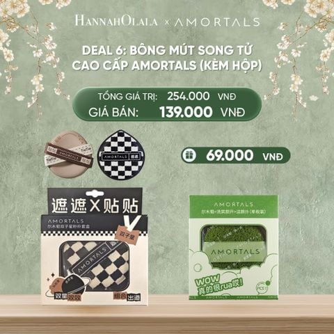  DEAL 6: BÔNG MÚT SONG TỬ CAO CẤP AMORTALS (KÈM HỘP) 