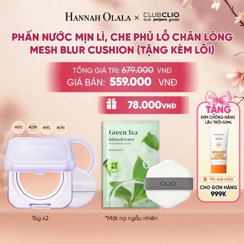  PHẤN NƯỚC MỊN LÌ, CHE PHỦ LỖ CHÂN LÔNG MESH BLUR (TẶNG KÈM LÕI) - A333 