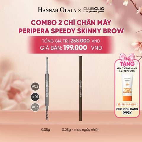  COMBO 2 CHÌ CHÂN MÀY PERIPERA SPEEDY SKINNY BROW - A280 