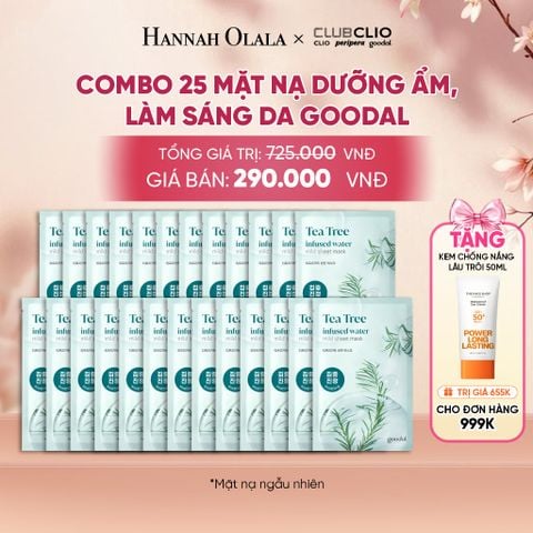  COMBO 25 MẶT NẠ DƯỠNG ẨM, LÀM SÁNG DA GOODAL 20G - A55 