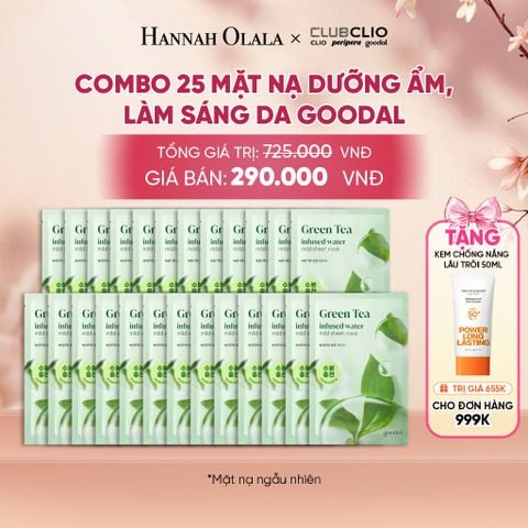  COMBO 25 MẶT NẠ DƯỠNG ẨM, LÀM SÁNG DA GOODAL 20G - A55 