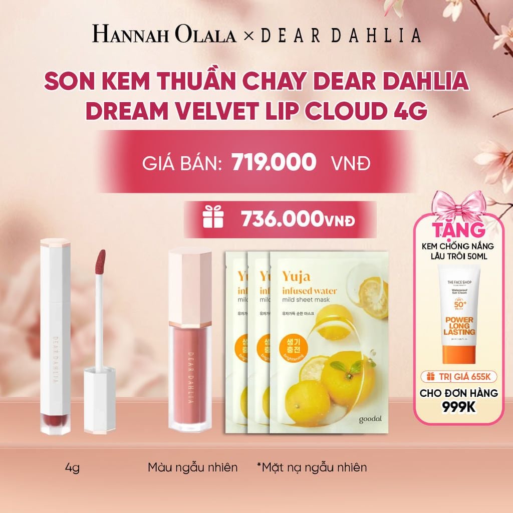  SON KEM THUẦN CHAY DEAR DAHLIA - A1858 