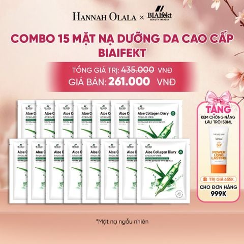  COMBO 15 MẶT NẠ DƯỠNG DA CAO CẤP BIAIFEKT - A693 