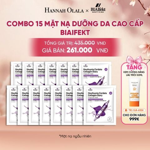  COMBO 15 MẶT NẠ DƯỠNG DA CAO CẤP BIAIFEKT - A693 