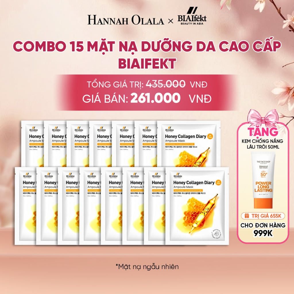  COMBO 15 MẶT NẠ DƯỠNG DA CAO CẤP BIAIFEKT - A693 