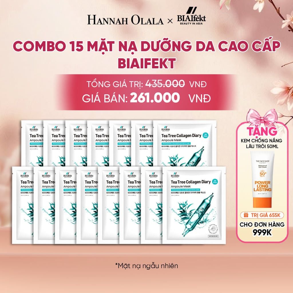  COMBO 15 MẶT NẠ DƯỠNG DA CAO CẤP BIAIFEKT - A693 
