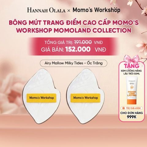  BÔNG MÚT TRANG ĐIỂM CAO CẤP MOMO'S WORKSHOP MOMOLAND COLLECTION - A1815 