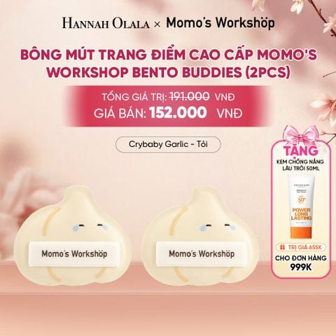  BÔNG MÚT TRANG ĐIỂM CAO CẤP MOMO'S WORKSHOP BENTO BUDDIES (2PCS) - A1820 