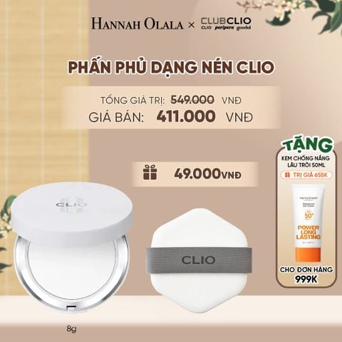  PHẤN PHỦ DẠNG NÉN CLIO STAY PERFECT FINISH PACT 8G - A2050 