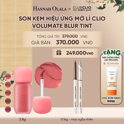  SON KEM HIỆU ỨNG MỜ LÌ CLIO VOLUMATE BLUR TINT 3.8G - A2068 