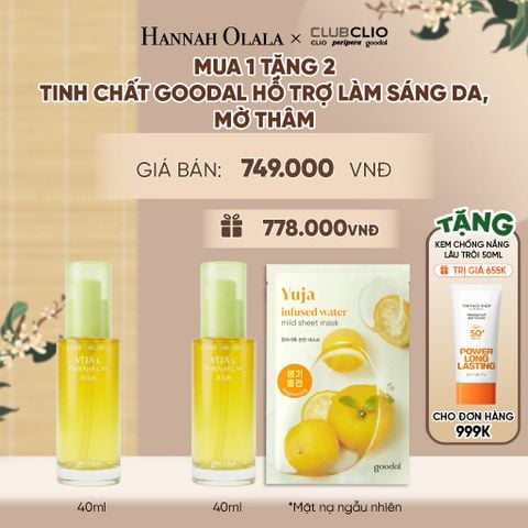  MUA 1 TẶNG 2 TINH CHẤT GOODAL HỖ TRỢ LÀM SÁNG DA, MỜ THÂM 40ML - A2089 