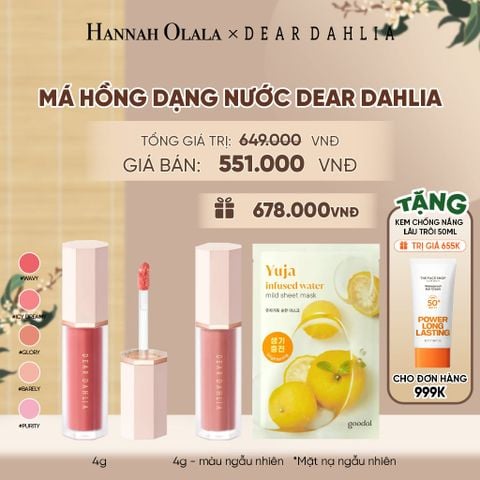  MÁ HỒNG DẠNG NƯỚC DEAR DAHLIA 4G - A2074 