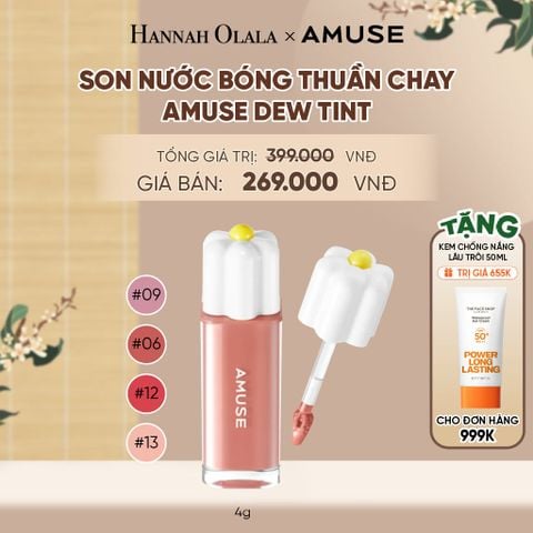  SON NƯỚC BÓNG THUẦN CHAY AMUSE DEW TINT 4G - A2026 
