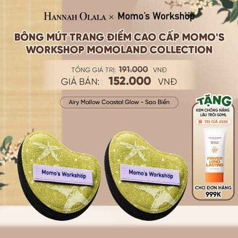  BÔNG MÚT TRANG ĐIỂM CAO CẤP MOMO'S WORKSHOP MOMOLAND COLLECTION - A2098 