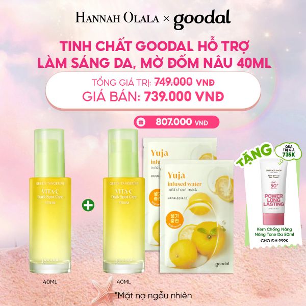  TINH CHẤT GOODAL HỖ TRỢ LÀM SÁNG DA, MỜ ĐỐM NÂU 40ML 