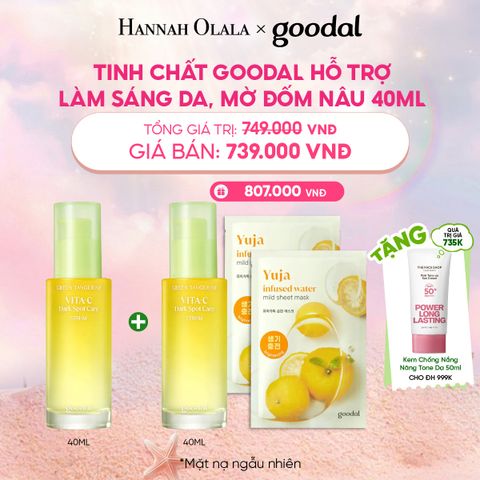 TINH CHẤT GOODAL HỖ TRỢ LÀM SÁNG DA, MỜ ĐỐM NÂU 40ML 