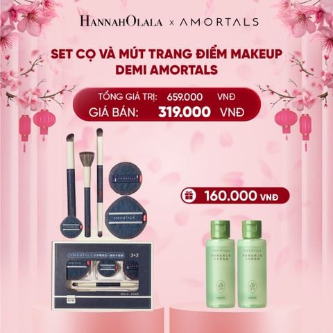  DEAL 2: SET CỌ VÀ MÚT TRANG ĐIỂM MAKEUP DEMI AMORTALS 