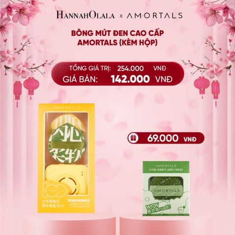  DEAL 7: BÔNG MÚT VÀNG XL 100 CAO CẤP AMORTALS (KÈM HỘP) 