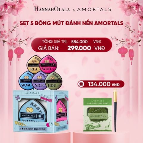  DEAL 13: SET 5 BÔNG MÚT ĐÁNH NỀN AMORTALS 