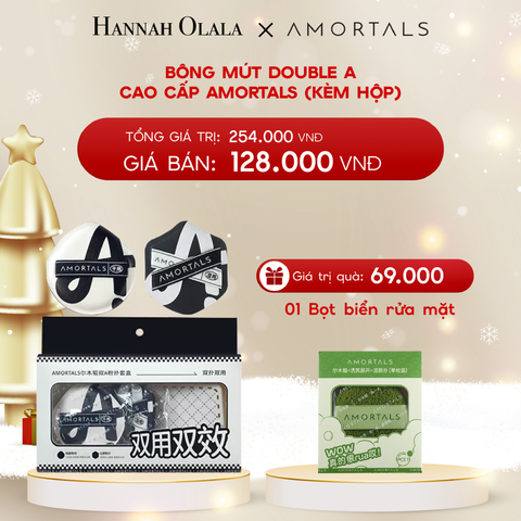  A1342_DEAL 8: BÔNG MÚT DOUBLE A CAO CẤP AMORTALS (KÈM HỘP) 