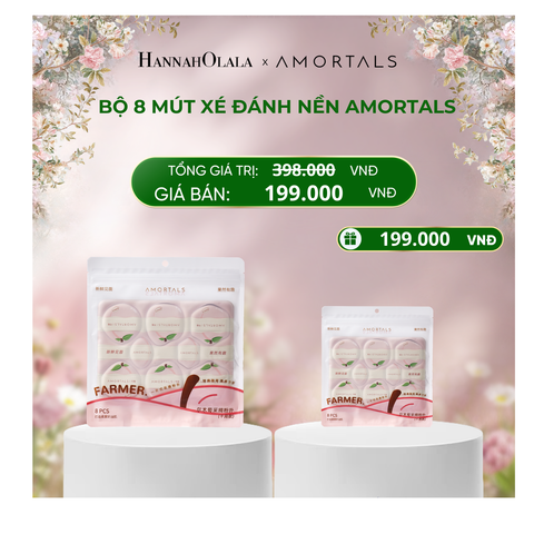  DEAL 1: BỘ 8 MÚT XÉ ĐÁNH NỀN AMORTALS (ĐÀO) 