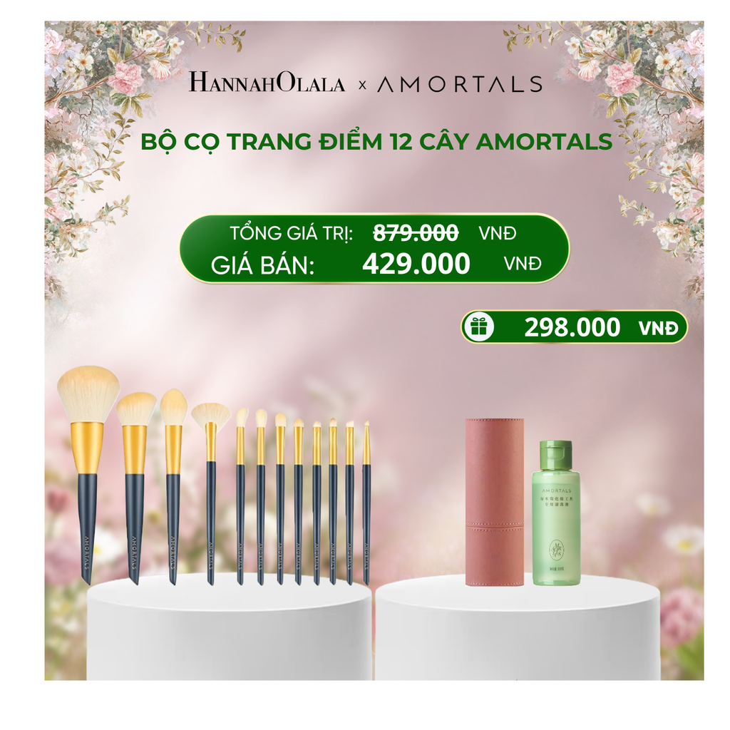  DEAL 14: SET CỌ MAKE UP 12 CÂY AMORTALS 