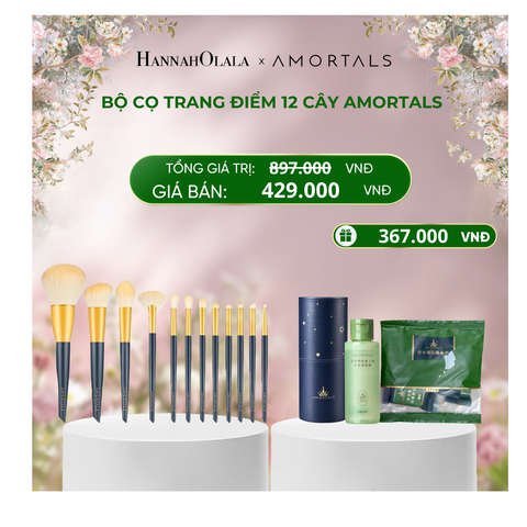  DEAL 14: SET CỌ MAKE UP 12 CÂY AMORTALS 