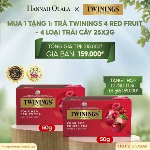 E168_DEAL 3: [MUA 1 TẶNG 1] TRÀ ĐEN TWININGS VỊ TRÁI CÂY 