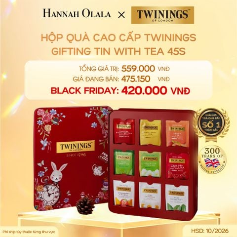  DEAL 10: HỘP QUÀ TWININGS CAO CẤP LỚN 
