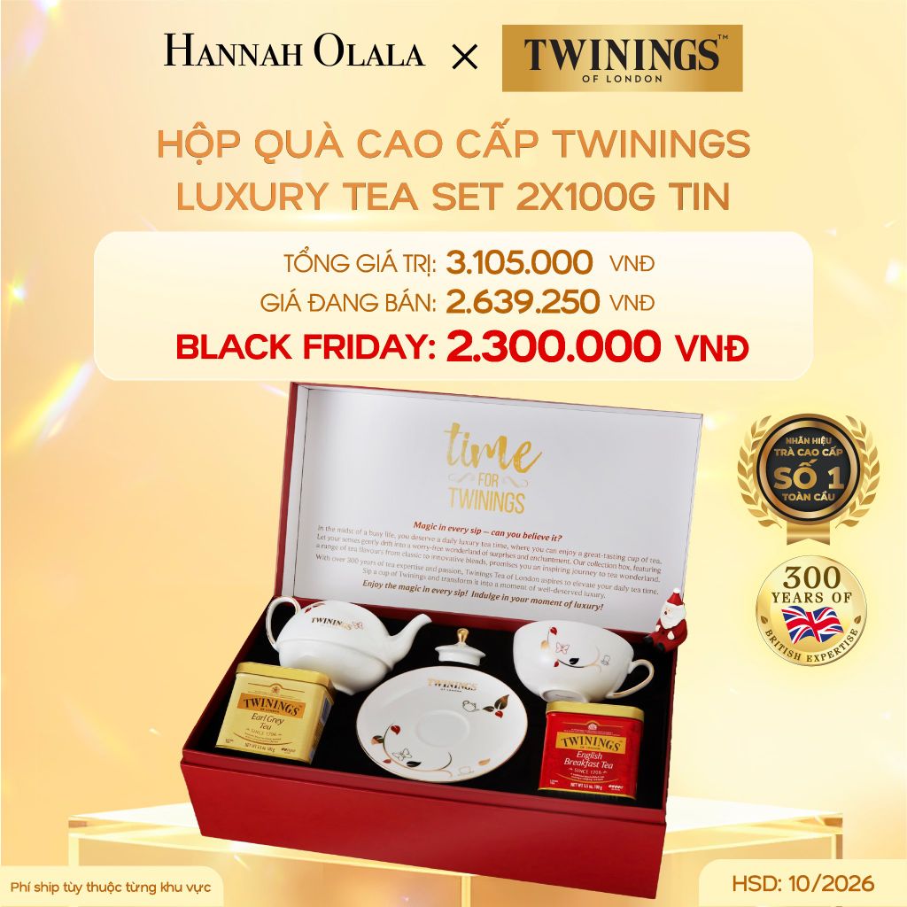  DEAL 11: HỘP QUÀ TWININGS CAO CẤP ĐẶC BIỆT 
