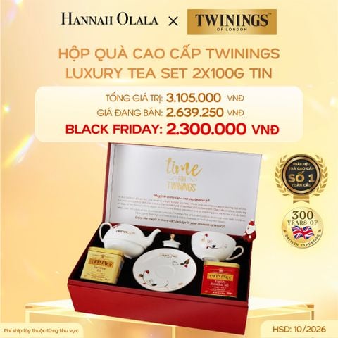  DEAL 11: HỘP QUÀ TWININGS CAO CẤP ĐẶC BIỆT 
