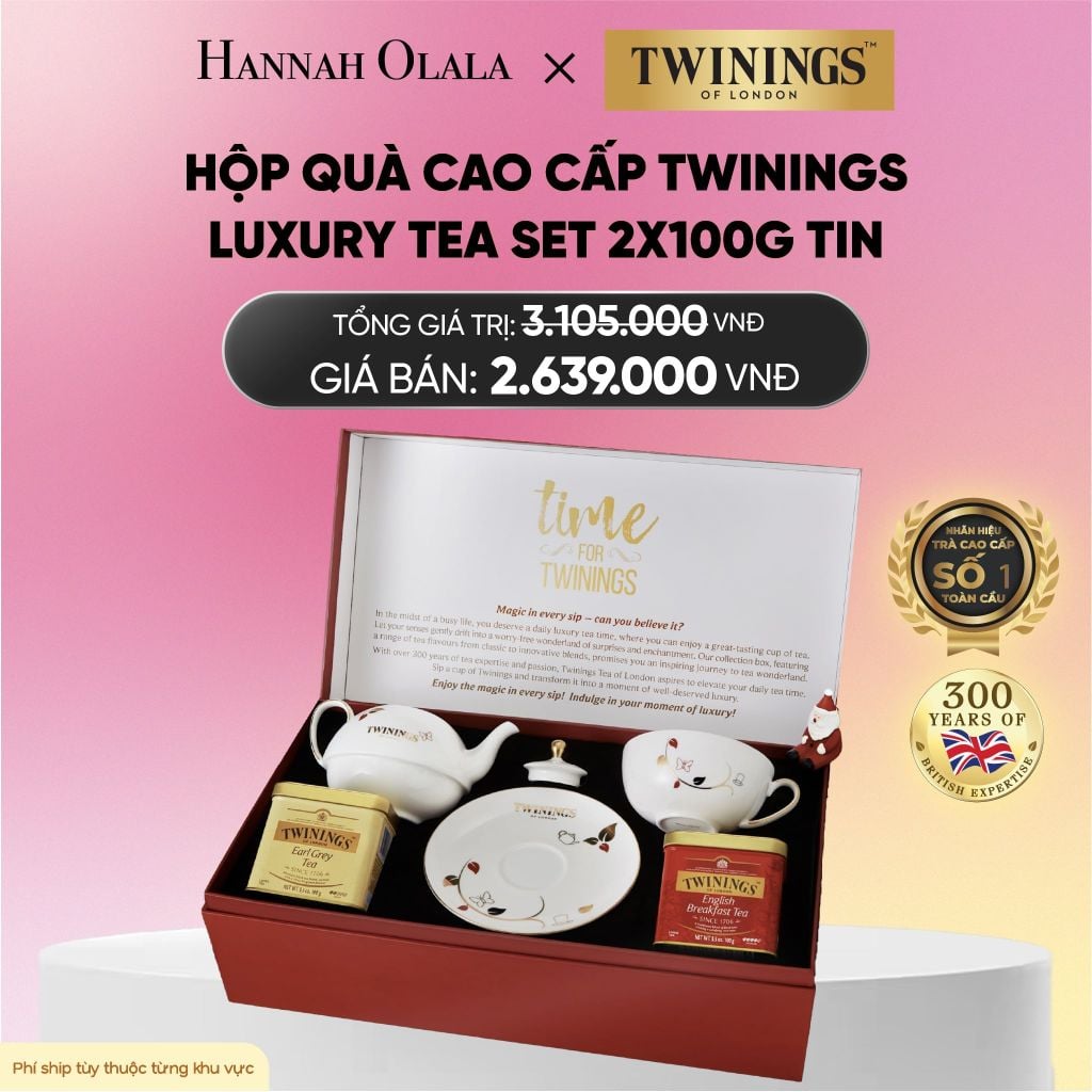  HỘP QUÀ TWININGS CAO CẤP ĐẶC BIỆT_A295 