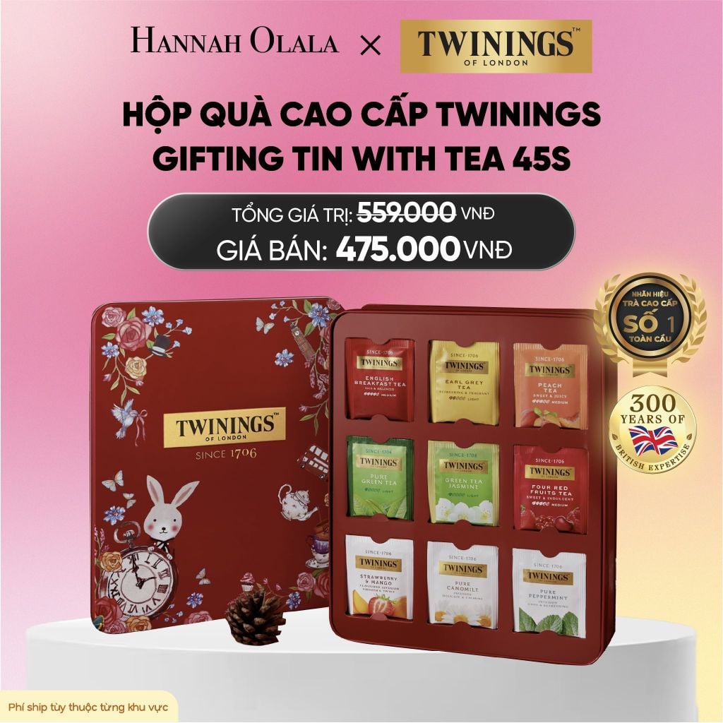  HỘP QUÀ TWININGS CAO CẤP LỚN_A297 