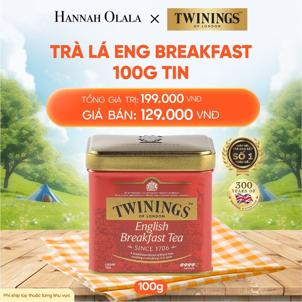  DEAL 7: TRÀ ĐEN TWININGS DẠNG HỘP THIẾC 