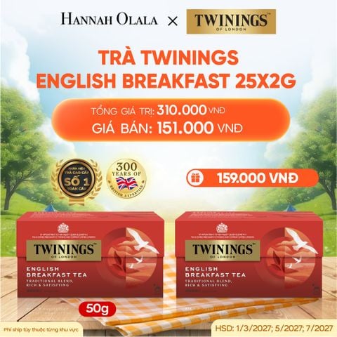 [MUA 1 TẶNG 1] TRÀ ĐEN TWININGS 25s - DEAL 1 