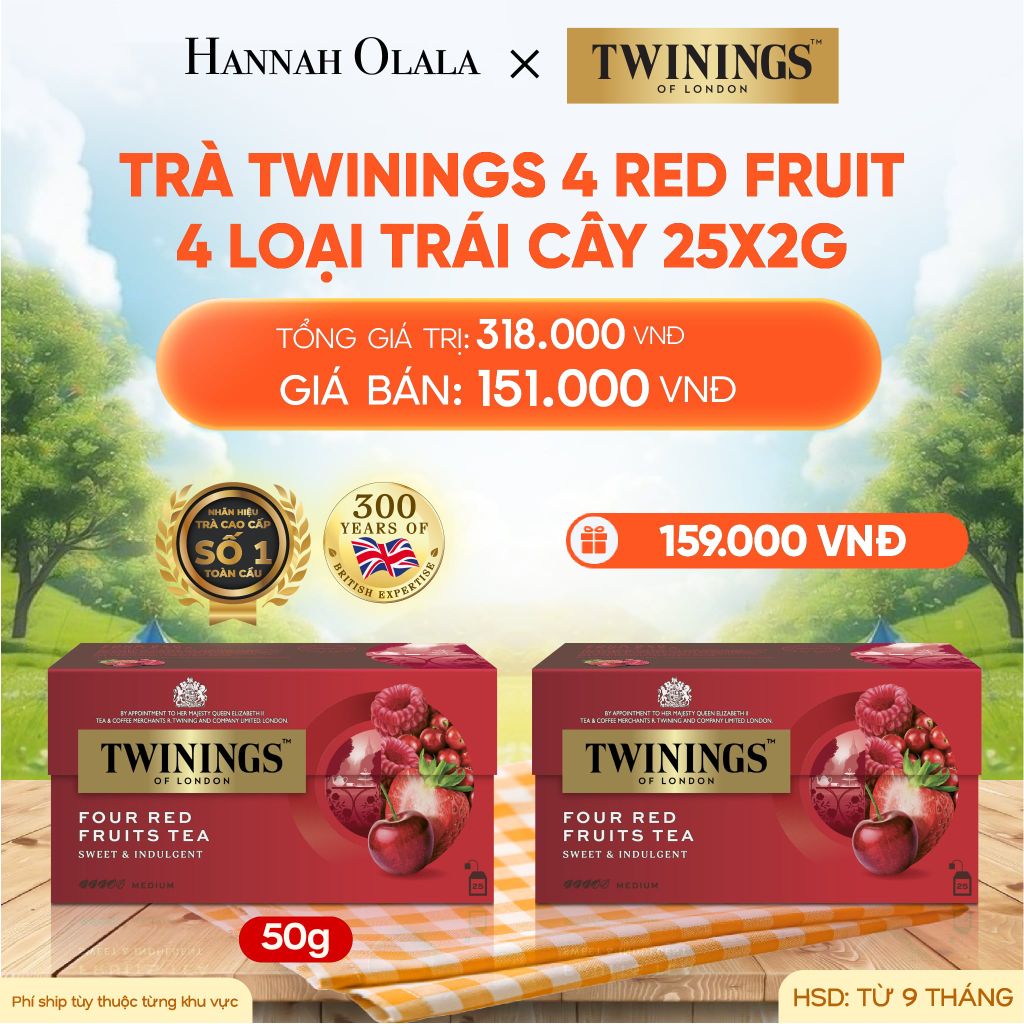  [MUA 1 TẶNG 1] TRÀ ĐEN TWININGS VỊ TRÁI CÂY - DEAL 3_E149 