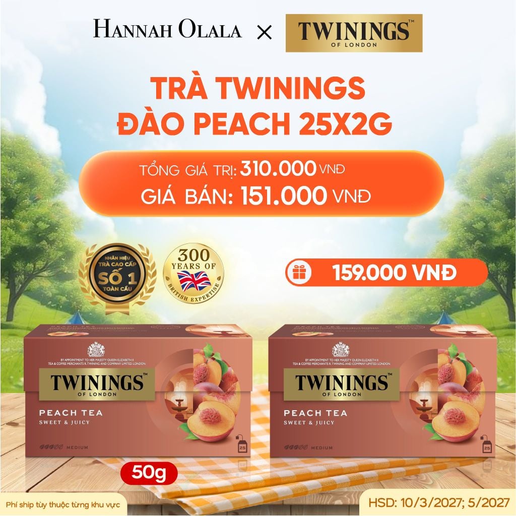  DEAL 3: [MUA 1 TẶNG 1] TRÀ ĐEN TWININGS VỊ TRÁI CÂY 