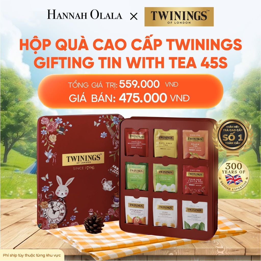  DEAL 9: HỘP QUÀ TWININGS CAO CẤP LỚN 