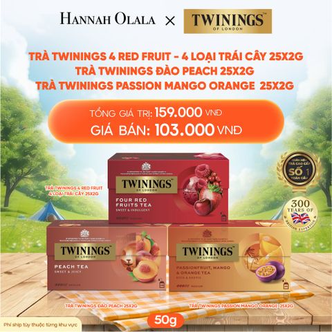  DEAL 3: TRÀ ĐEN TWININGS VỊ TRÁI CÂY 