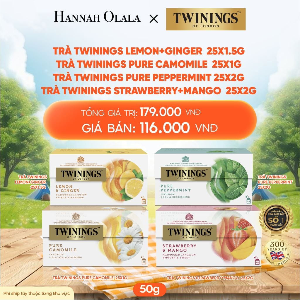  DEAL 5: TRÀ THẢO MỘC INFUSION TWININGS 