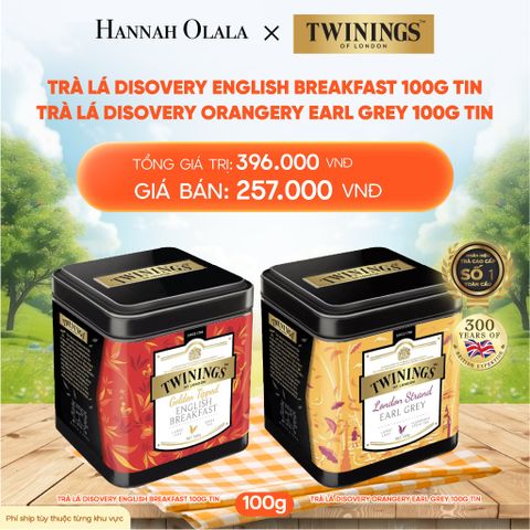  DEAL 6: TRÀ ĐEN TWININGS DẠNG HỘP THIẾC CAO CẤP 