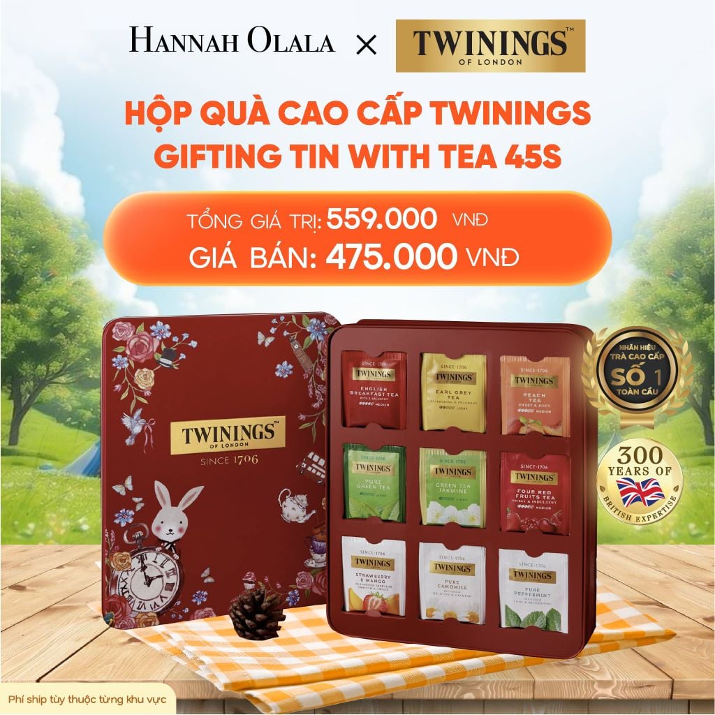  DEAL 9: HỘP QUÀ TWININGS CAO CẤP LỚN 