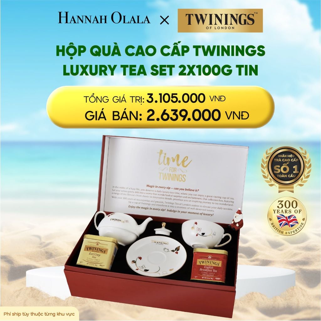  DEAL 10: HỘP QUÀ TWININGS CAO CẤP ĐẶC BIỆT 