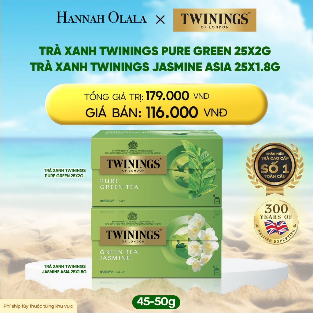  DEAL 4: TRÀ XANH TWININGS 