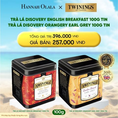  DEAL 6: TRÀ ĐEN TWININGS DẠNG HỘP THIẾC CAO CẤP 