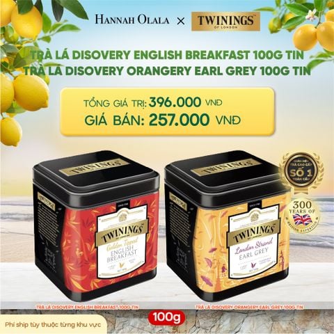  TRÀ ĐEN TWININGS DẠNG HỘP THIẾC CAO CẤP - DEAL 6 