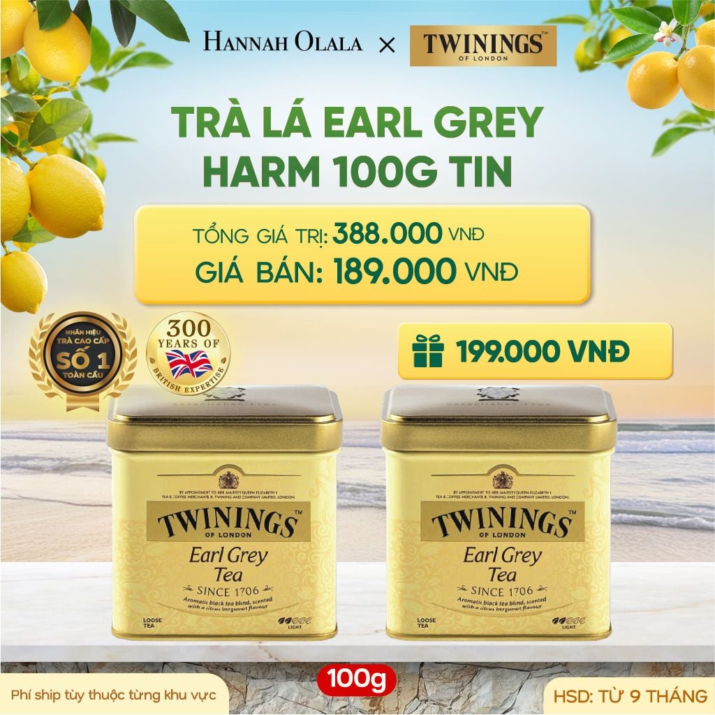  [MUA 1 TẶNG 1] TRÀ ĐEN TWININGS DẠNG HỘP THIẾC - DEAL 7 
