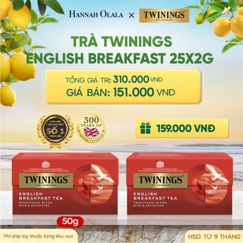  [MUA 1 TẶNG 1] TRÀ ĐEN TWININGS 25s - DEAL 1 