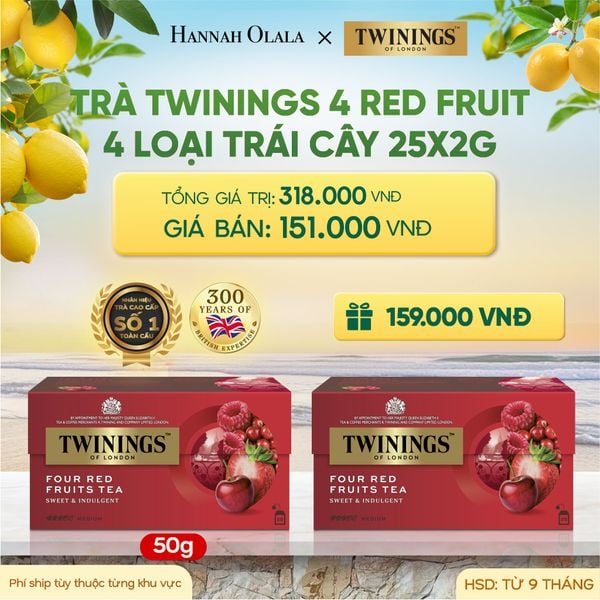  [MUA 1 TẶNG 1] TRÀ ĐEN TWININGS VỊ TRÁI CÂY - DEAL 3 