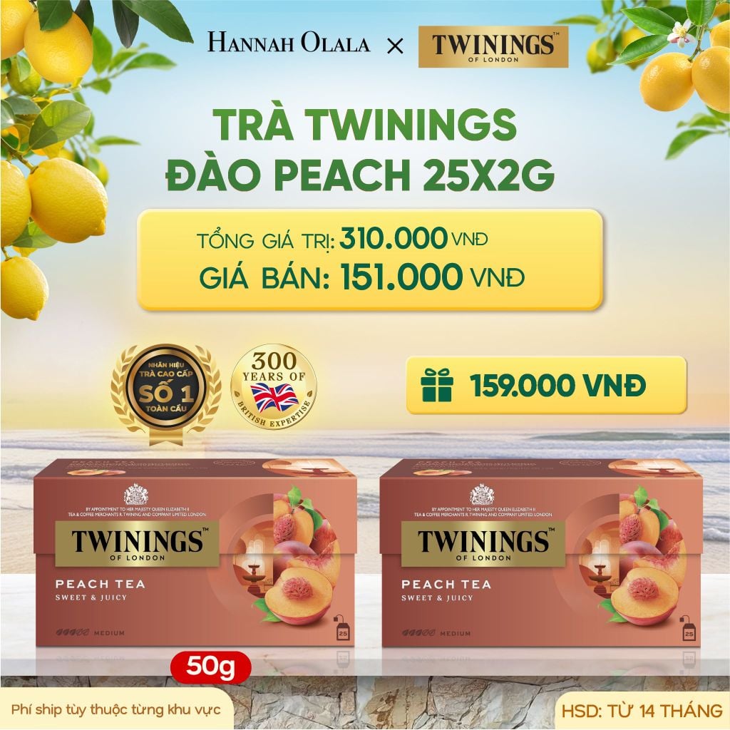  [MUA 1 TẶNG 1] TRÀ ĐEN TWININGS VỊ TRÁI CÂY - DEAL 3 